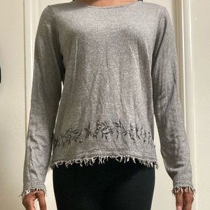 Liz Claiborne Grey Long Sleeve Top